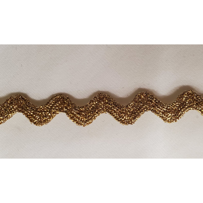 NOUVEAU ruban serpentine doré