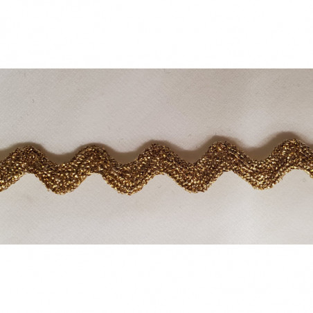 NOUVEAU ruban serpentine doré
