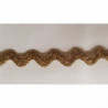 NOUVEAU ruban serpentine doré