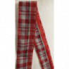 NOUVEAU ruban fantaisie carreau réversible bordeaux 2.5 cm NOUVEAU ruban fantaisie carreau réversible bordeaux 2.5 cm