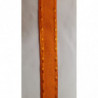 NOUVEAU ruban fantaisie façon couture surpiqué orange 