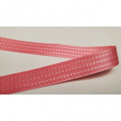 NOUVEAU ruban fantaisie satin façon couture rose 
