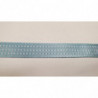 NOUVEAU ruban fantaisie satin façon couture bleu 1.5 cm