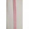 NOUVEAU ruban fantaisie organza façon couture rose pale  1.5 cm