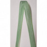 NOUVEAU ruban fantaisie organza façon couture vert  1.5 cm