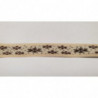 marron sur fond beige