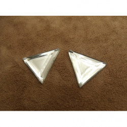 PROMOTION Strass Triangle Argent 