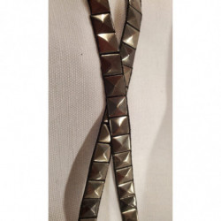 NOUVEAU ruban fantaisie gris anthracite 