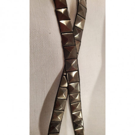 NOUVEAU ruban fantaisie gris anthracite NOUVEAU ruban fantaisie gris anthracite