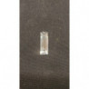 NOUVEAU Strass Acrylique Batonnet  Crystal Argent  24mm x 8 mm