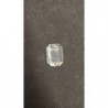 NOUVEAU Strass Acrylique Hexagonal Crystal Argent 18 mm x 13 mm