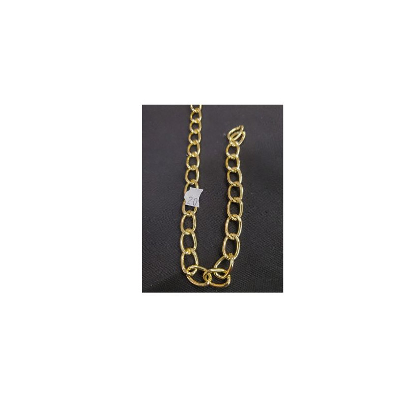 Chaînette Métallique Doré  Décorative Largeur 10 mm / Longueur 15 mm