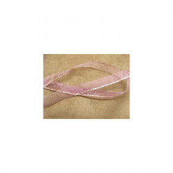 LOT DE 4 METRES Ruban Organza Fin Liséré 15 mm