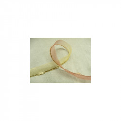 LOT DE 4 METRES Ruban Organza Fin Liséré 15 mm