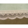 DENTELLE DE CALAIS finement dentelée 7 cm