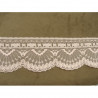 DENTELLE DE CALAIS  finement dentelée 7 cm