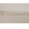 ruban fantaisie incrusté paillette argent 20 mm