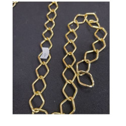 Chaînette Métallique Décorative Largeur 13 mm / Longueur 18  mm