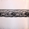 Fine Dentelle souple noire 7 cm