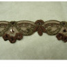 Dentelle de Calais dentelée sur une bordure 35 mm