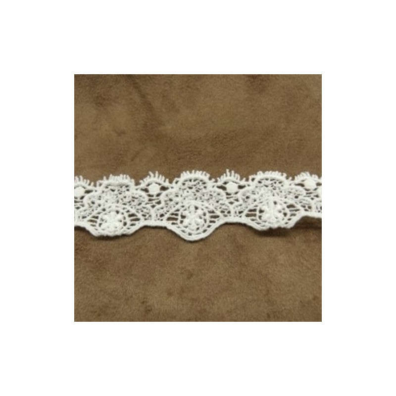 DENTELLE de calais blanche 2,5 cm