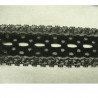 fine dentelle de calais noire 4 cm