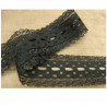 fine dentelle de calais noire 4 cm