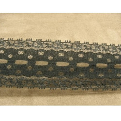 fine dentelle de calais noire 4 cm
