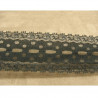 fine dentelle de calais noire, 4 cm, de fabrication française