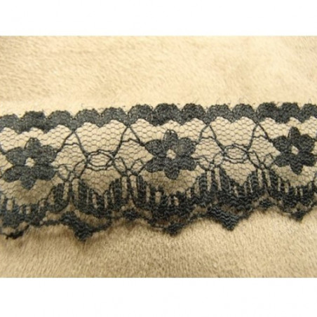 DENTELLE DE CALAIS noire 2 cm