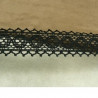 DENTELLE ELASTIQUE COTON noire 3 cm