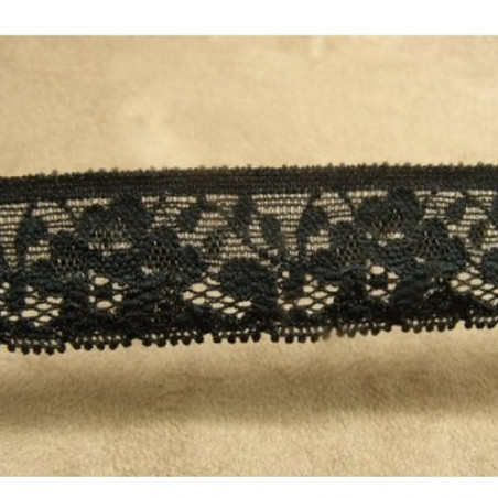 dentelle de calais stretch noire 2,5 cm