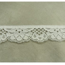 DENTELLE DE CALAIS STRETCH blanche 2,5 cm