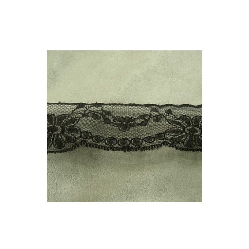 DENTELLE DE CALAIS noire 3,5 cm