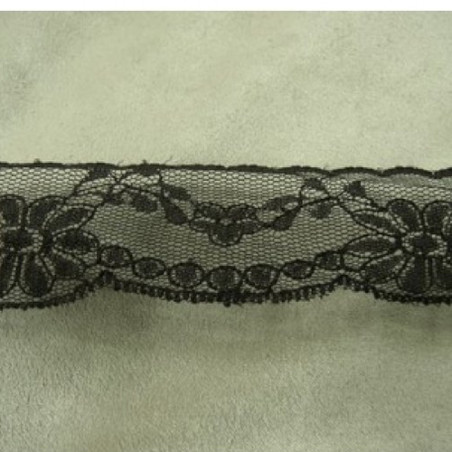 DENTELLE DE CALAIS noire 3,5 cm