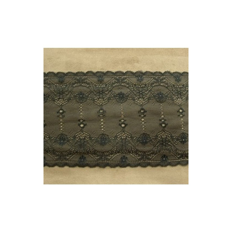 DENTELLE DE CALAIS noire 14 cm