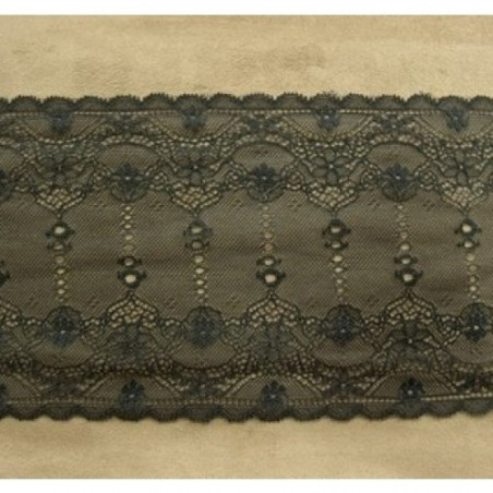 DENTELLE DE CALAIS noire 14 cm