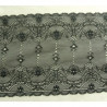 DENTELLE DE CALAIS noire 14 cm