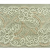 DENTELLE ELASTIQUE stretch ivoire,14 cm,de fabrication française