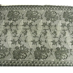 DENTELLE DE CALAIS stretch noire 24 cm