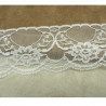 DENTELLE PERLE/ paillette blanche 5.5 cm