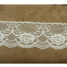DENTELLE PERLE/ paillette blanche 5.5 cm