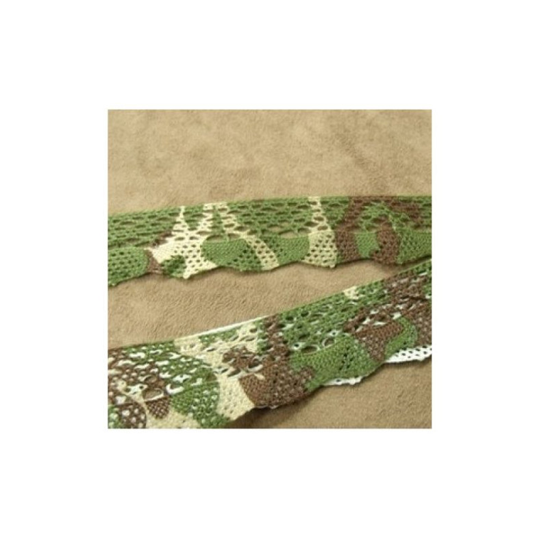 dentelle de calais jacquard naturel blanc cassé 6.5 cm