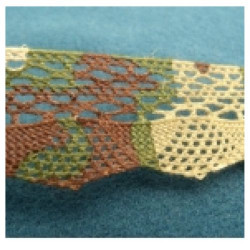 dentelle de calais jacquard naturel blanc cassé 6.5 cm