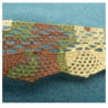 dentelle de calais jacquard naturel blanc cassé 6.5 cm