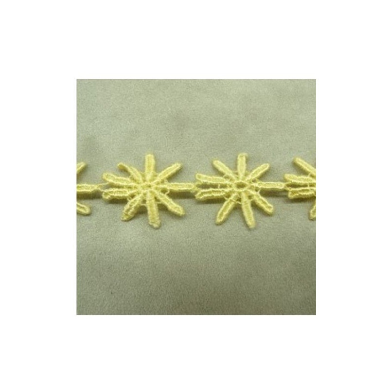Dentelle De Calais Jacquard Blanche 2.5 cm