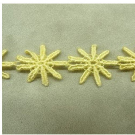 Dentelle De Calais Jacquard Blanche 2.5 cm
