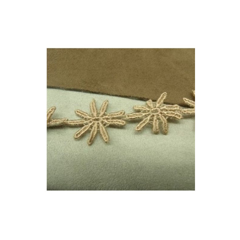 dentelle de calais parme 5.5 cm