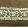 dentelle de calais rachel naturel /blanc cassé 4 cm