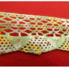 dentelle de calais rose saumoné 5 cm